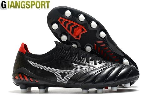 Giày sân cỏ tự nhiên Mizuno Morelia Neo III đen FG
