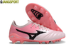 Giày sân cỏ tự nhiên Mizuno Morelia Neo IV hồng FG