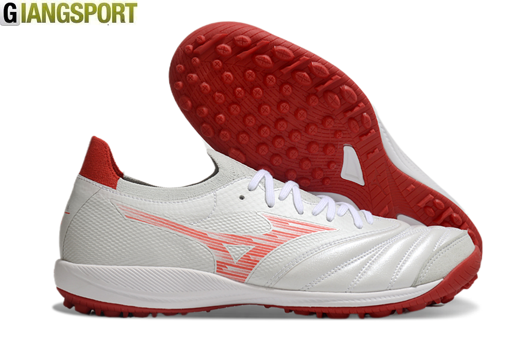 Giày sân cỏ nhân tạo Mizuno Neo Sala Beta trắng đế TF