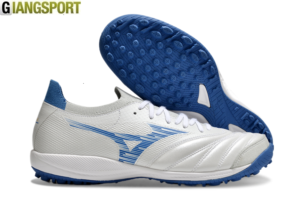 Giày sân cỏ nhân tạo Mizuno Neo Sala Beta trắng đế TF