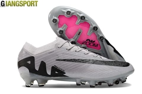 Giày sân cỏ tự nhiên Nike Air Zoom Mercurial Vapor XV Elite xám đế AG