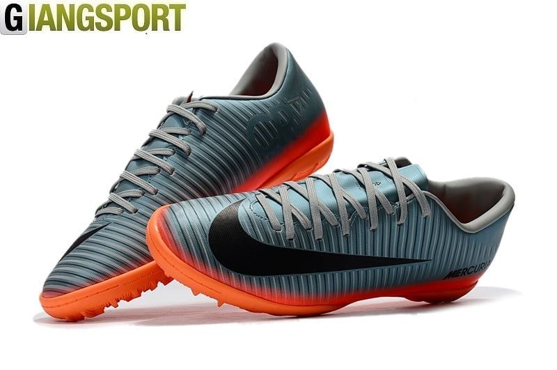 Giày sân cỏ nhân tạo Nike Mercurial Victory VI xám đế TF