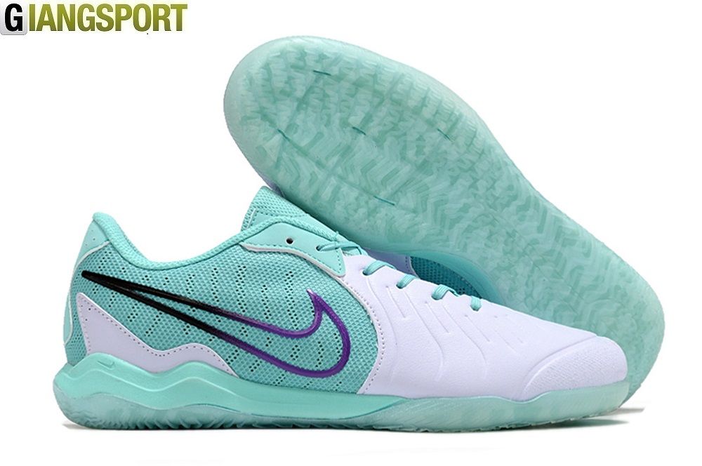 Giày sân futsal Nike Tiempo Legend 10 xanh đế IC