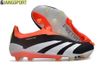 Giày sân cỏ tự nhiên Adidas Predator Accuracy+ đen đỏ không dây FG