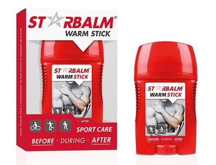 Ống làm nóng Starbalm warm stick 50ml chính hãng - giúp làm nóng cơ