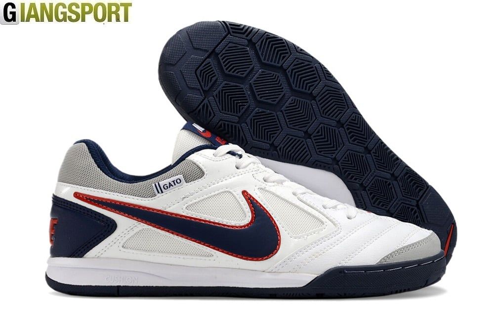 Giày đá banh Nike Supreme x SB Gato trắng IC