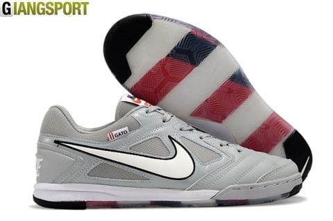 Giày đá banh Nike Supreme x SB Gato xám IC