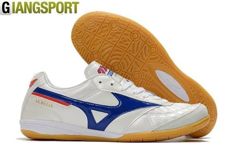 Giày sân futsal Mizuno Morelia sọc xanh IC