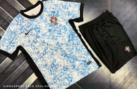 Áo bóng đá Euro 2024 Quốc Gia Bồ Đào Nha (Made in Thailand) - Aways Kits