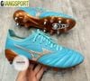Giày sân cỏ tự nhiên Mizuno Morelia Neo IV xanh SG