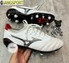 Giày sân cỏ tự nhiên Mizuno Morelia Neo IV trắng đen SG