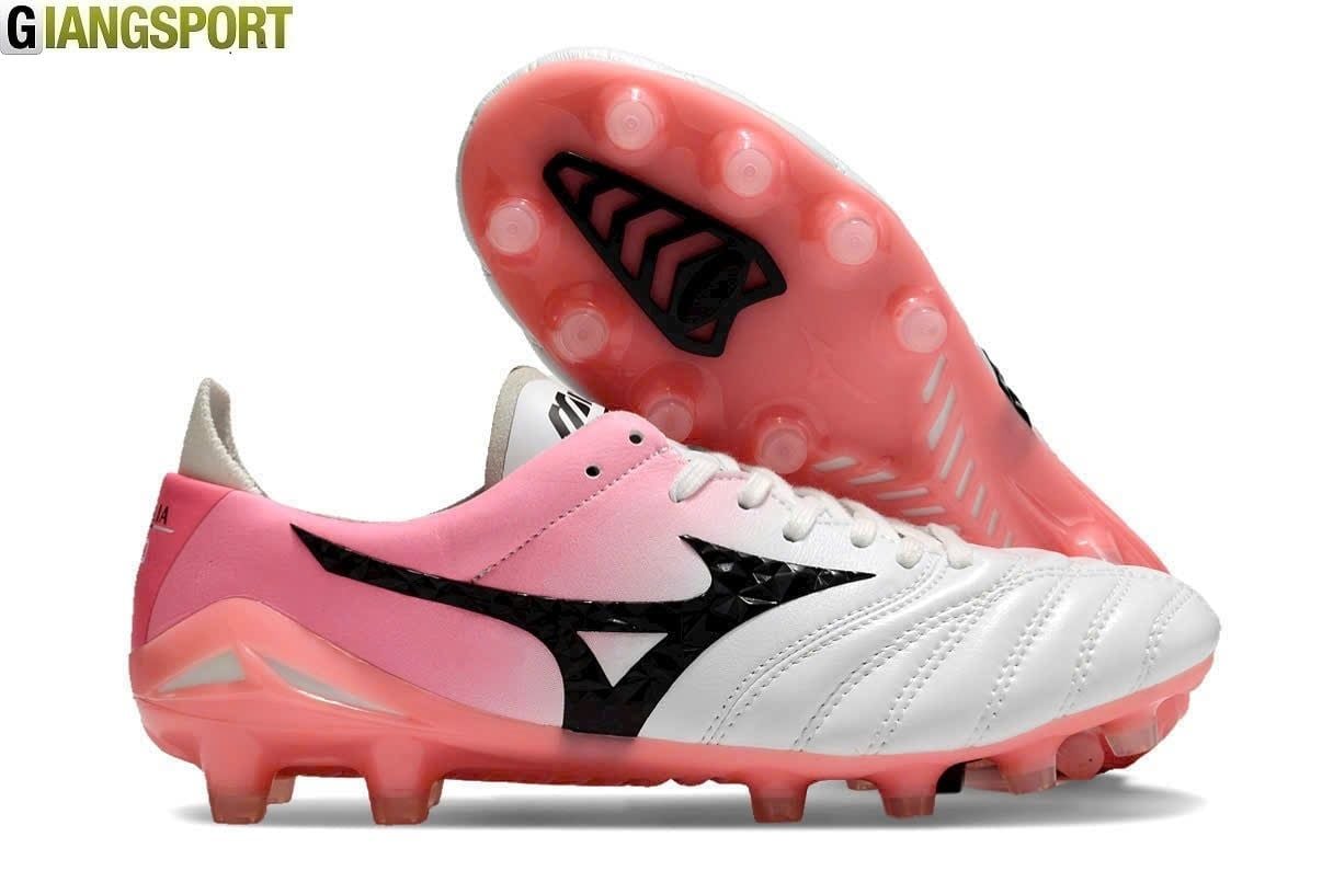 Giày sân cỏ tự nhiên Mizuno Morelia Neo IV hồng FG