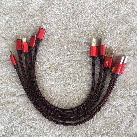 Cáp dù ngắn 30cm cho Iphone/Micro/Type C