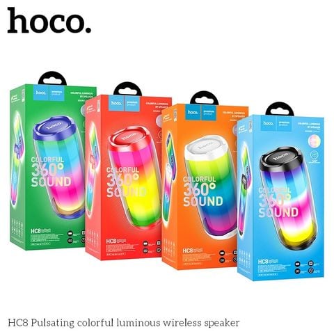 Loa bluetooth Hoco HC8 có đèn LED