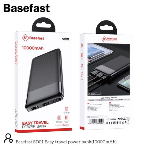 Sạc dự phòng Basefast SD01 10000mAh - 20000mAh