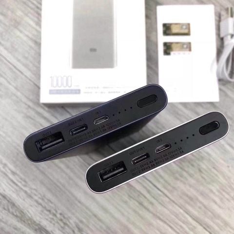 Sạc dự phòng Xiaomi Gen 3 10.000mah sạc nhanh 18W