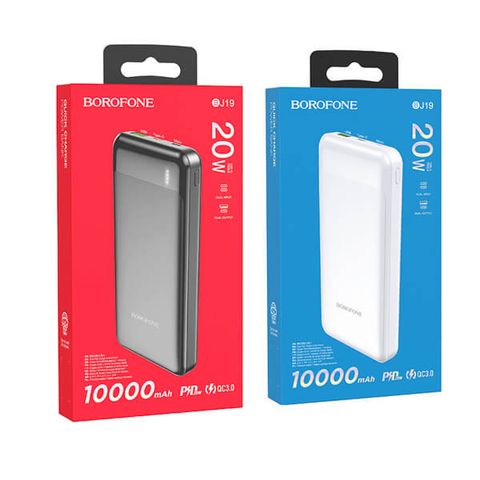 Sạc dự phòng Borofone sạc nhanh 20w BJ19 10000mAh - BJ19A 20000mAh