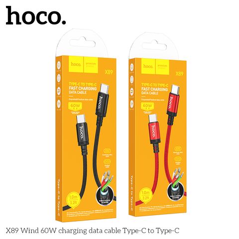 Cáp dù Hoco X89 60w TypeC-TypeC 1m