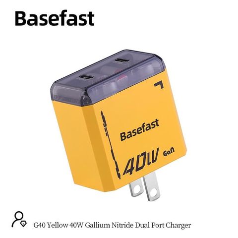 Củ sạc nhanh Basefast GAN G40 40W 2 cổng typec+typec