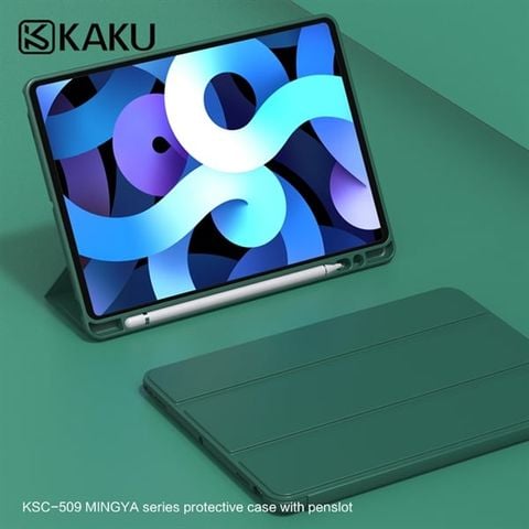 Bao da KAKU cho Ipad kèm khay đựng bút