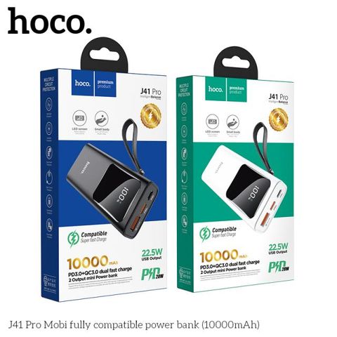 Sạc dự phòng Hoco J41pro sạc nhanh 22.5W 10000mAh