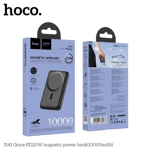 Sạc dự phòng không dây Hoco J141 20w 10000mAh
