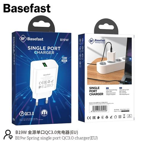 Củ sạc nhanh Basefast B19W QC3.0 18w