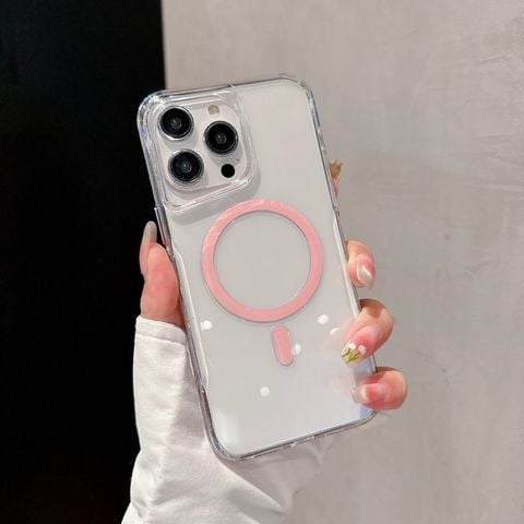 Ốp Likgus Candy sạc không dây lưng cứng viền dẻo cho Iphone12-15promax