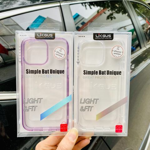 Ốp trong suốt Likgus cho Iphone - Samsung