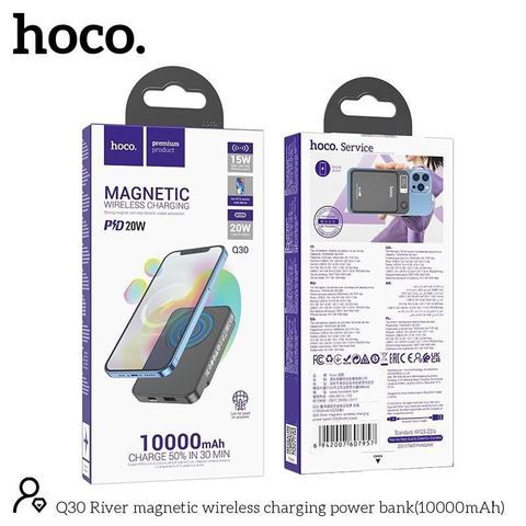 Sạc dự phòng không dây 20w Hoco Q30