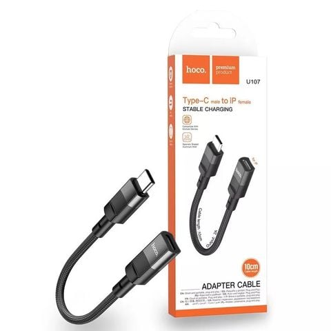 Jack chuyển đổi Hoco U107 Typec-Iphone