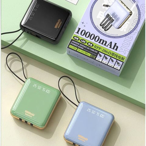 Sạc dự phòng Remax RPP 286 10000mAh kèm 3 dây