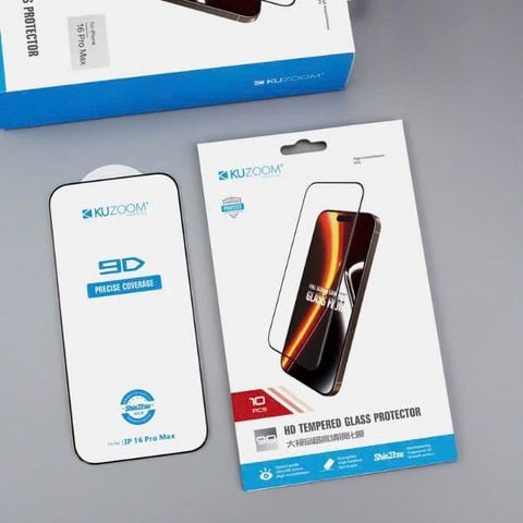 Kính Kuzoom 9D bảo vệ màng loa cho Iphone