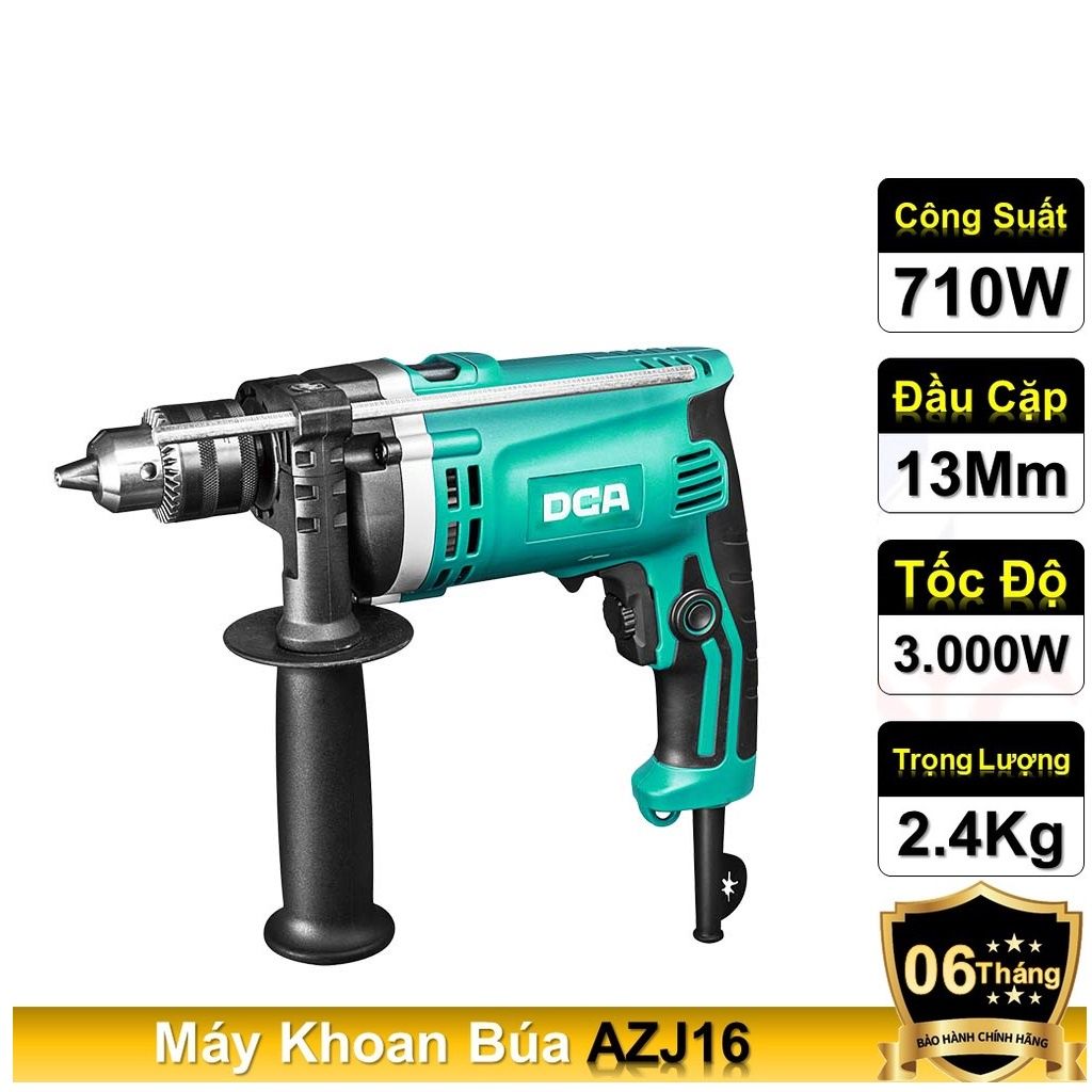  Máy khoan điện 710W DCA AZJ16 13mm 