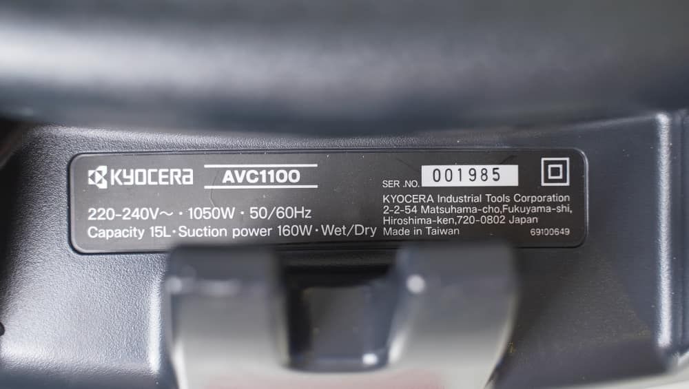  Máy Hút Bụi Khô + Ướt Kyocera AVC1100 1050W 14L 