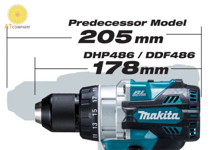  Máy khoan động lực dùng pin 18V Makita DHP486Z (Chưa Pin & Sạc) 