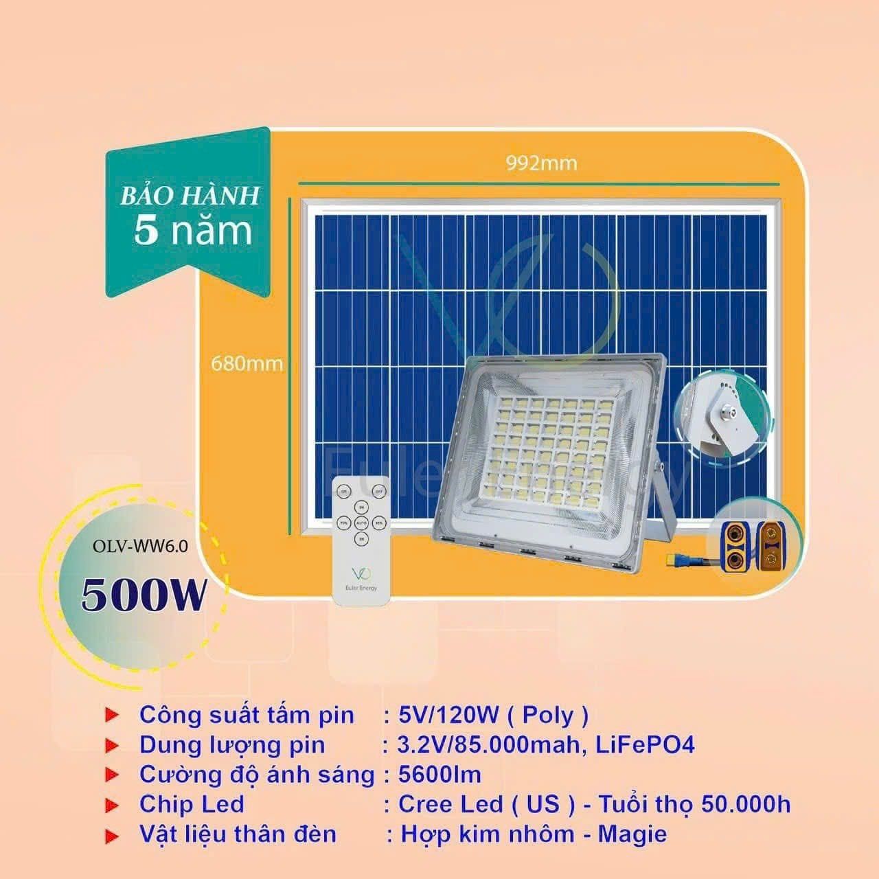  Đèn EuLer Energy 500W 