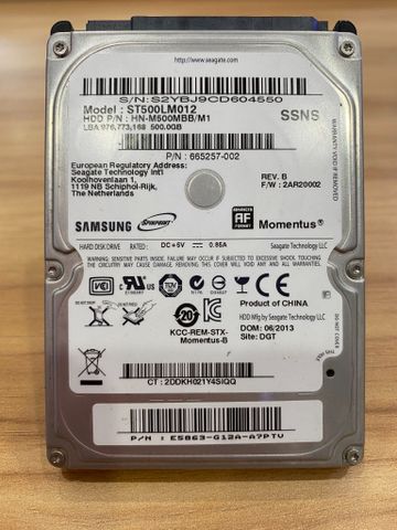 HDD Laptop Seagate ST500LM012 500GB SATA 2.5