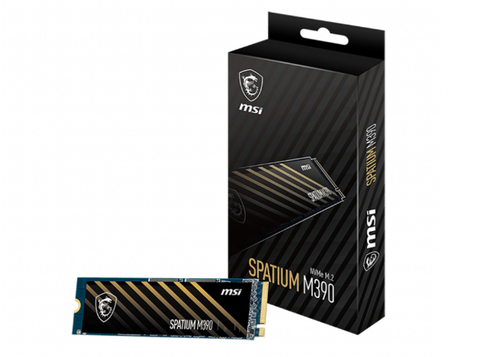 SSD MSI SPATIUM M390 NVMe M.2 250GB PCIe Gen 3.0x4