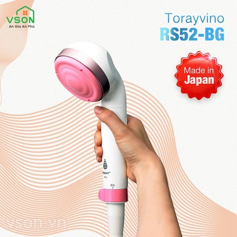  Vòi sen tắm Nhật Bản khử Clo Torayvino RS52 - Bảo vệ làn da và mái tóc  - 12000 lít - Hàng chính hãng 