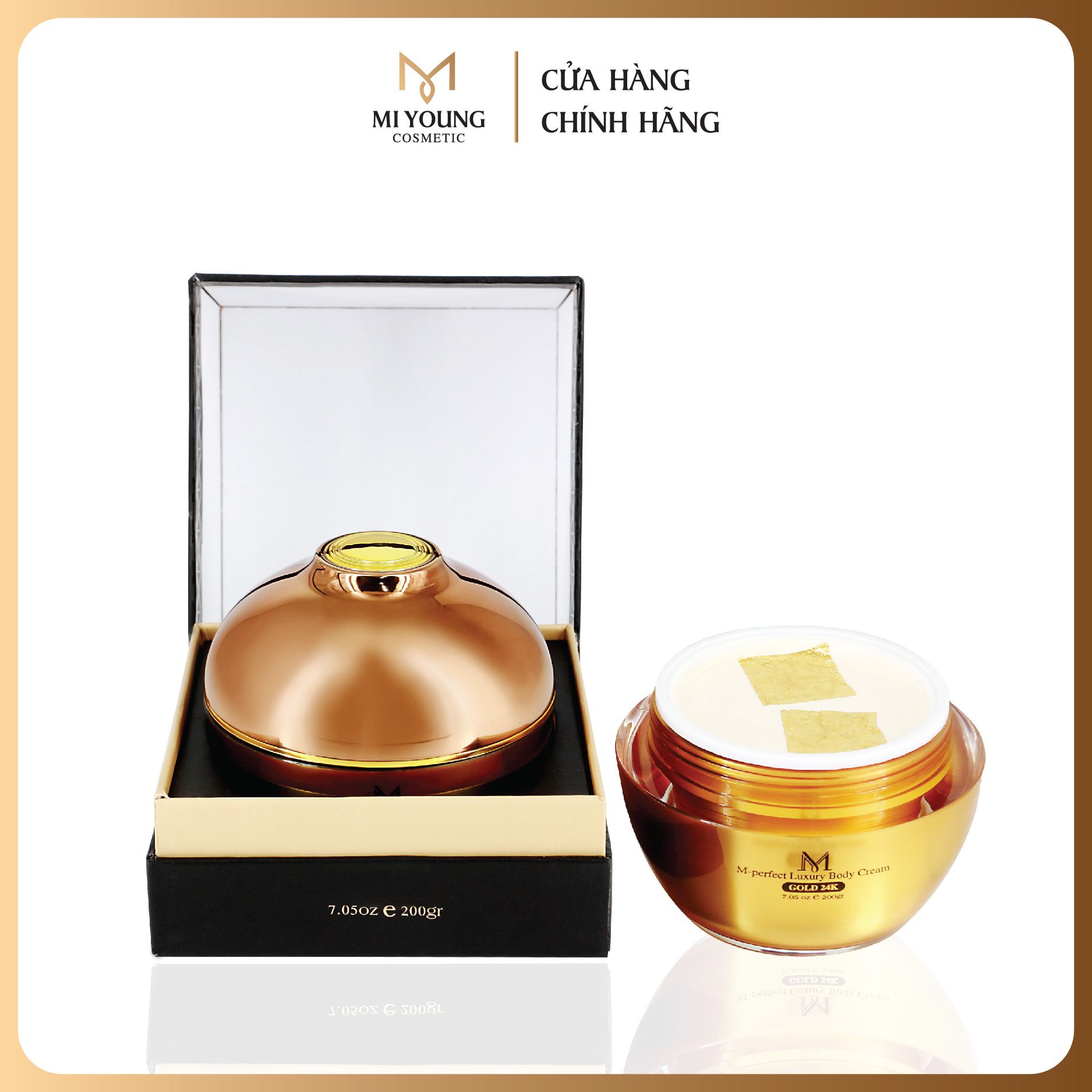  M-PERFECT LUXURY BODY CREAM VÀNG 24K 