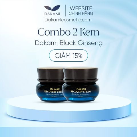  Combo cơ bản - 2 Kem Dakami Black Ginseng 