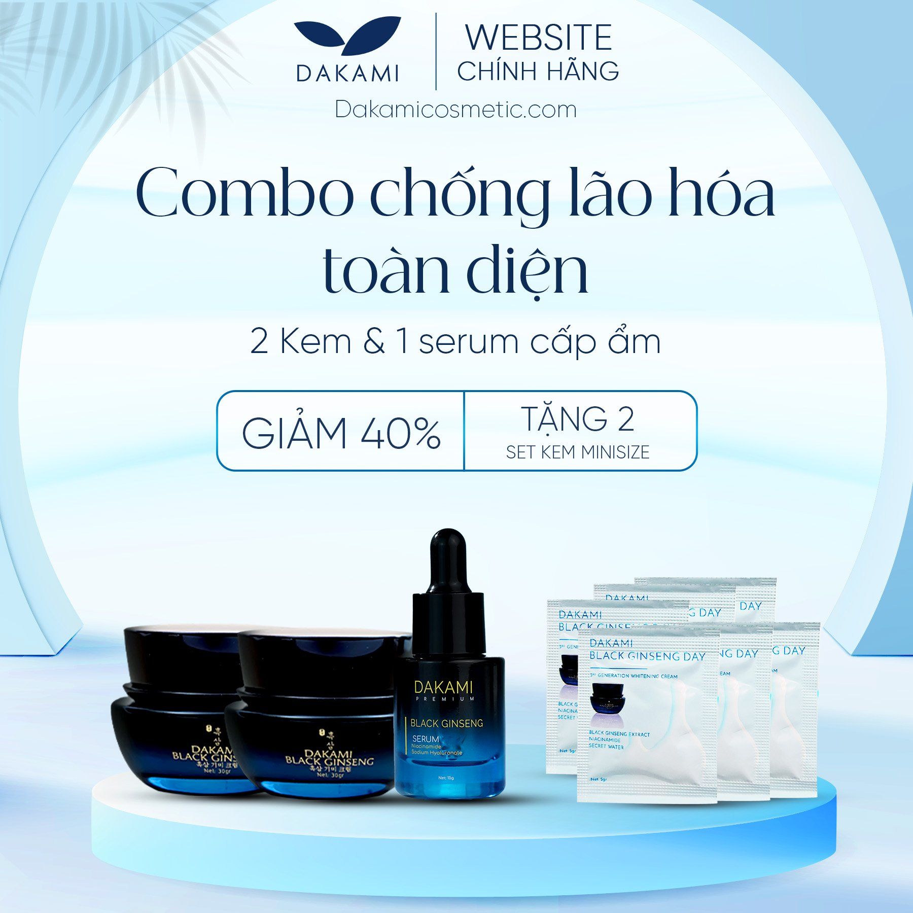  Combo dưỡng da chống lão hóa chuyên sâu 