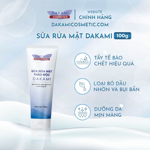  Sữa Rửa Mặt Thảo Mộc Dakami 