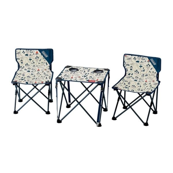  Bộ bàn ghế Coleman 2000034615     (4362)  CHAIR TABLE COMPACT CAMP MAP 19 JAPAN 