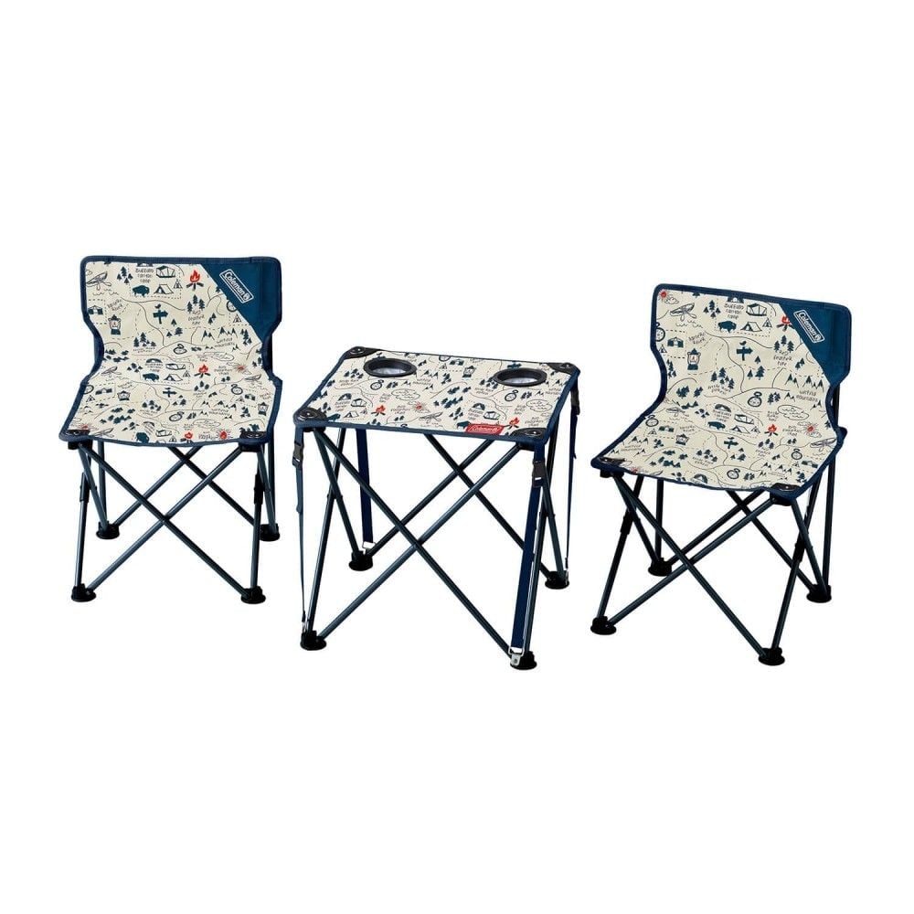  Bộ bàn ghế Coleman 2000034615     (4362)  CHAIR TABLE COMPACT CAMP MAP 19 JAPAN 