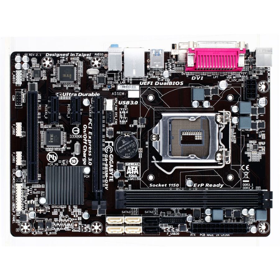 Mainboard Gigabyte B85M-D3V – Vi Tính Mạnh Quý
