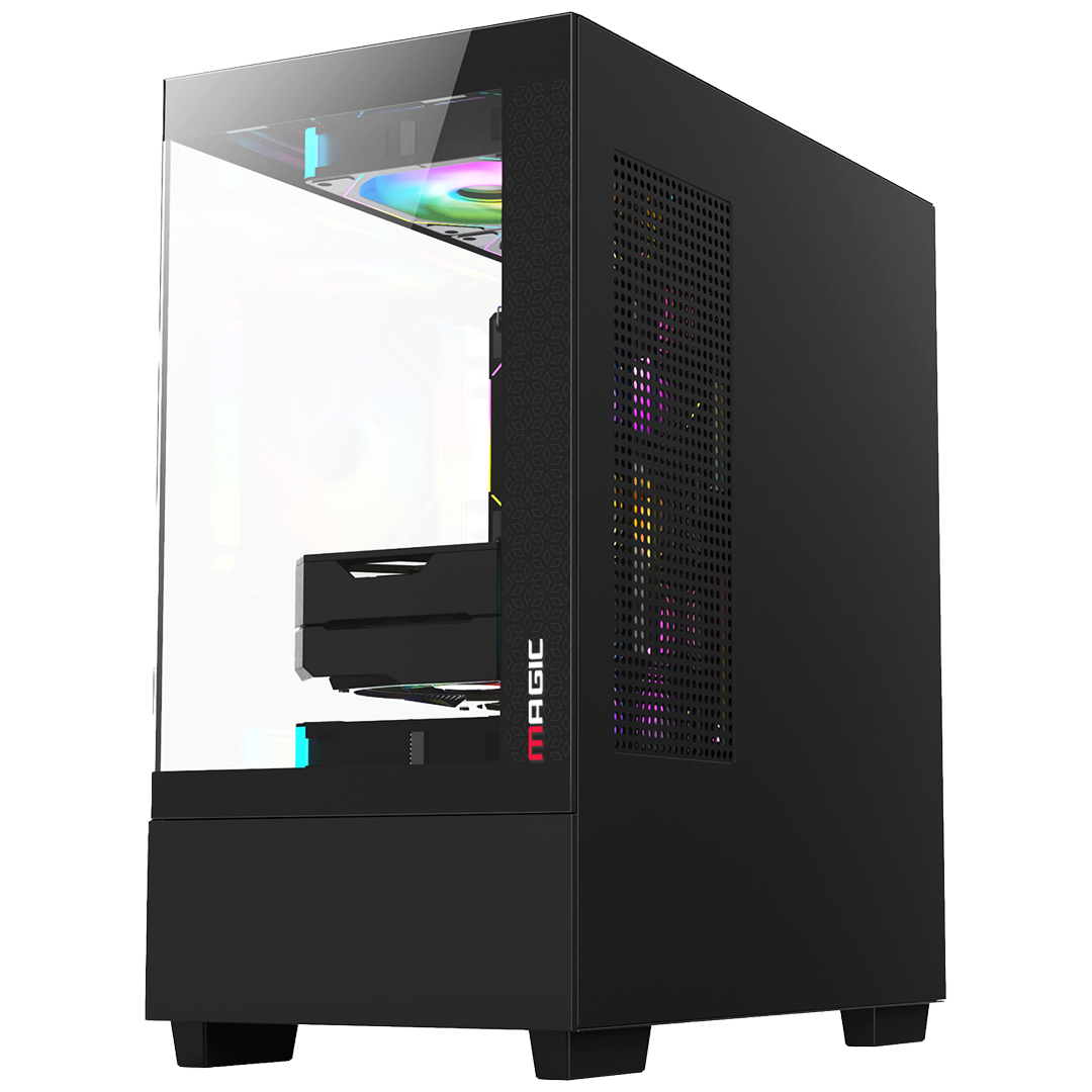 Vỏ Máy Tính Case Magic Mix Tower Black (MatX) Vi Tính Mạnh Quý