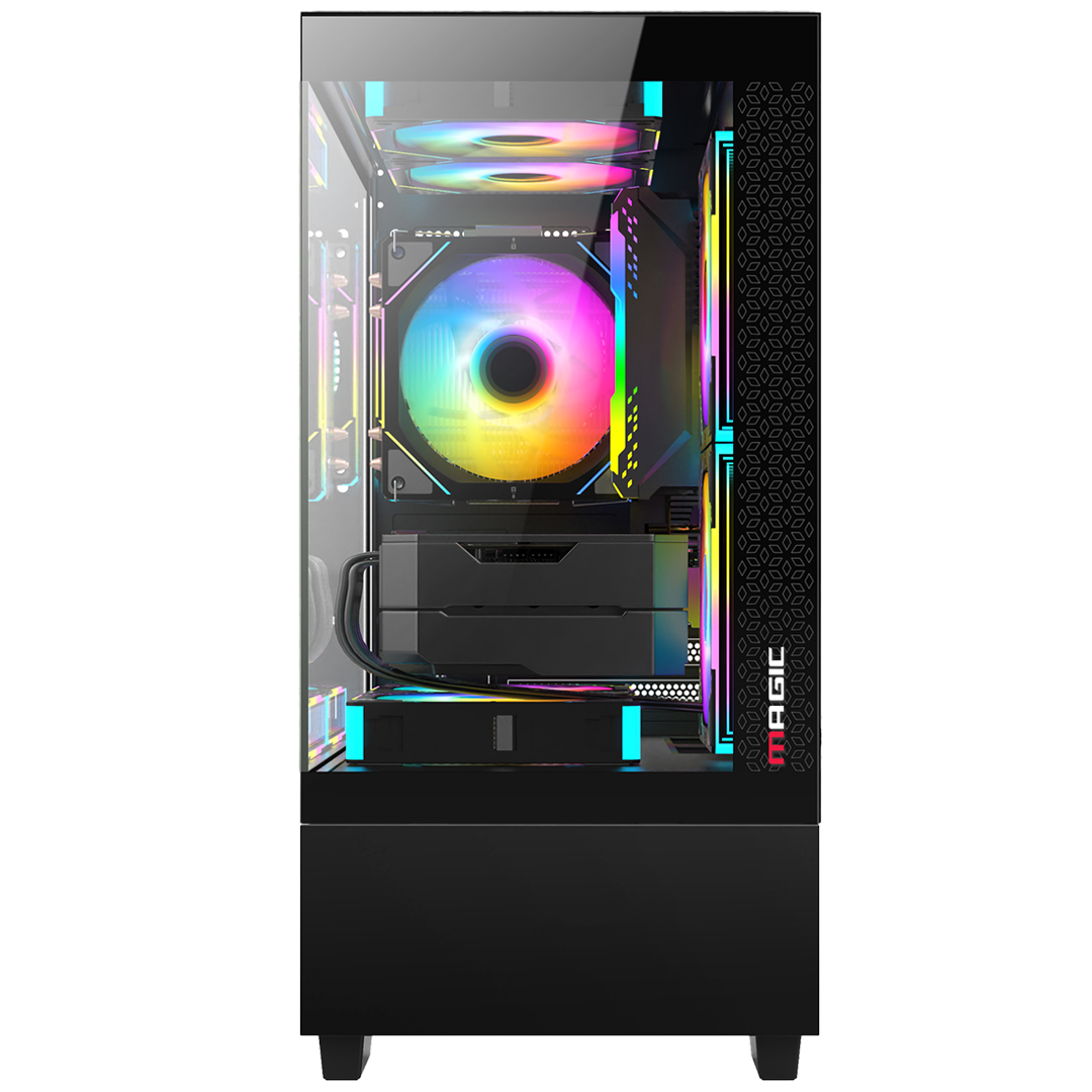 Vỏ Máy Tính Case Magic Mix Tower Black (MatX) Vi Tính Mạnh Quý