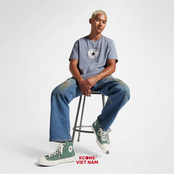 🔥Deal Cuối – Chốt Nhanh! Giày Converse Chuck 70s High Top Paint Splatter 'Admire Elm' A06540C Shoes Nam Đế Bằng Sneaker